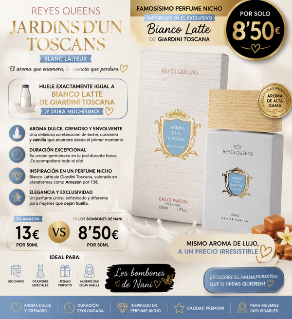 Colonia  inspirada en  blanco latte