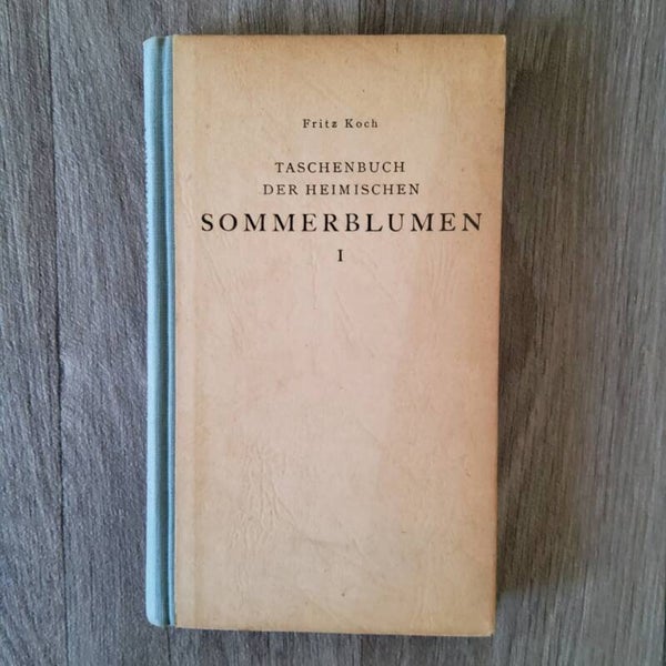 Taschenbuch der heimischen Sommerblumen - Fritz Koch - 1953