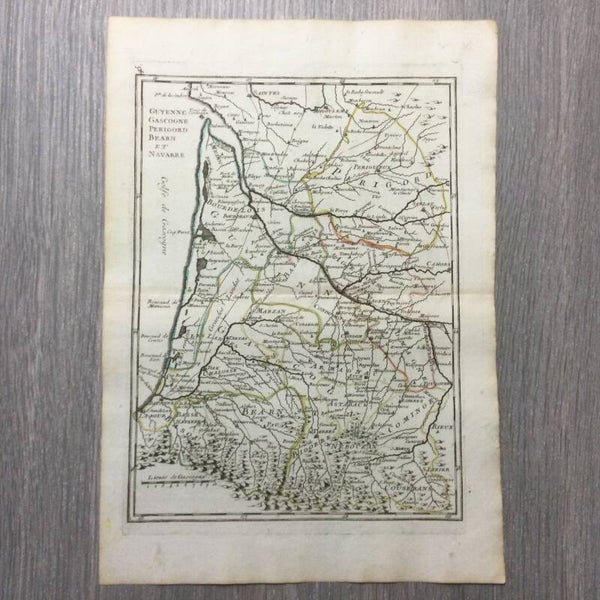 Guyenne - Gasconge - Perigord - Bearn et Navarre - Georges Le Rouge - 1748