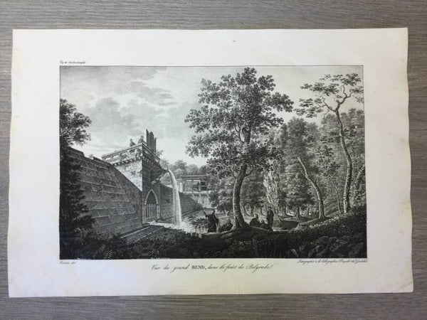 Zicht op groot Bend - Vue du grand Bend - 1825