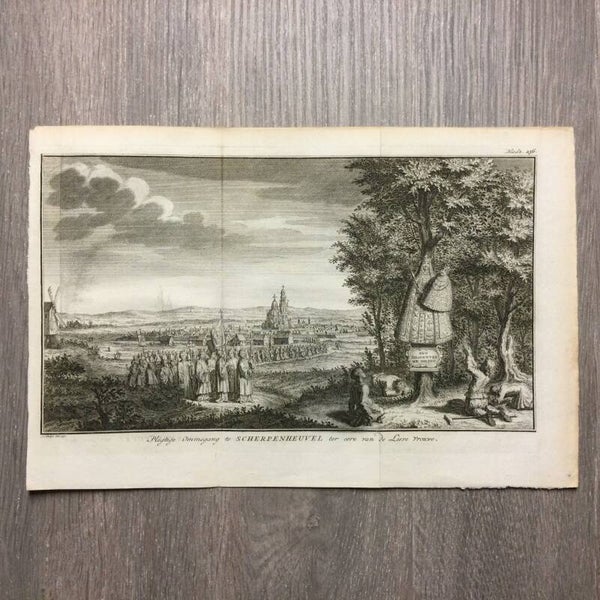 Plegtige Ommegang te Scherpheuvel - J.C. Philips - 1737