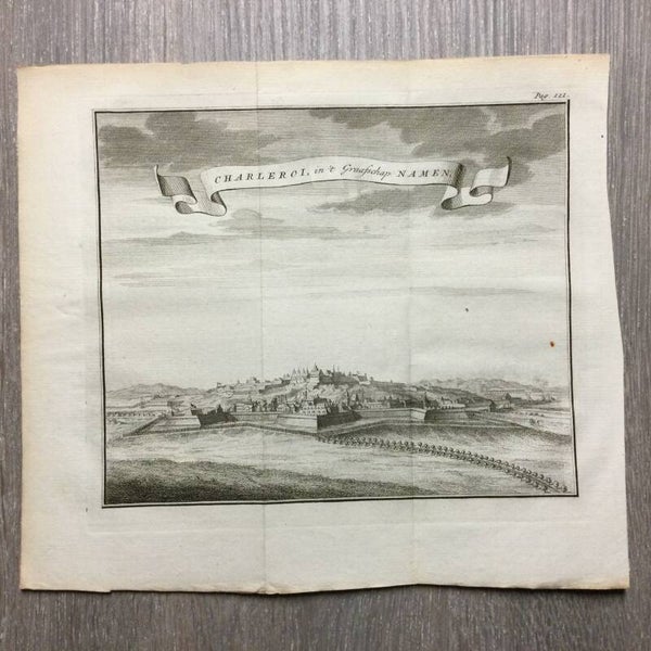 Charleroi in't graafschap Namen - Isaak Tirion - 1738