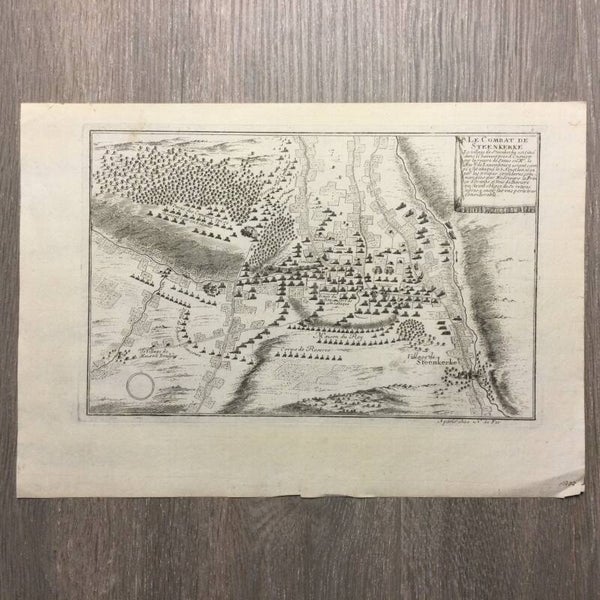 Le combat de Steenkerke - N de Fer - 1700 - de slag bij Steenkerke