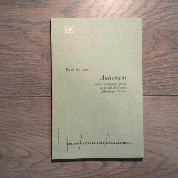 Autrement - Paul Ricoeur - 1997