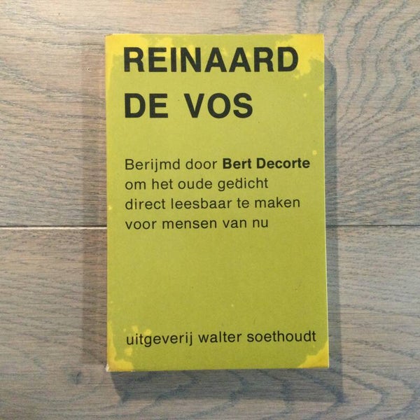 Reinaard De Vos - Bert Decorte - 1978