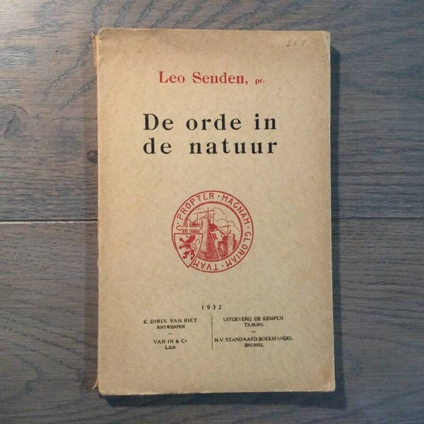 De orde in de natuur - Leo Senden - 1932