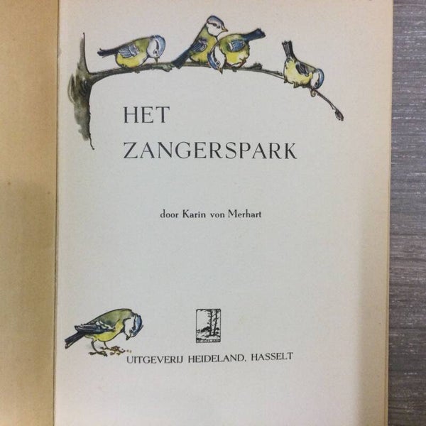 Het zangerspark - Karin von Merhart