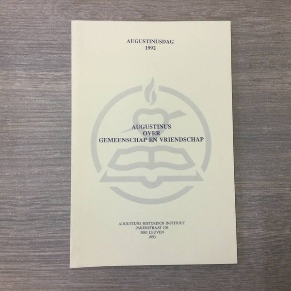 Augustinus over gemeenschap en vriendschap - 1993