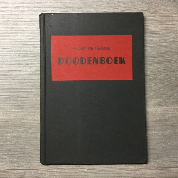 Doodenboek - Willem de Mérode - 1934