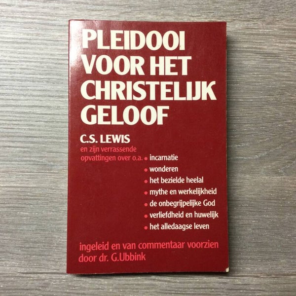 Pleidooi voor het christelijk geloof - Dr. G. Ubbink - 1984