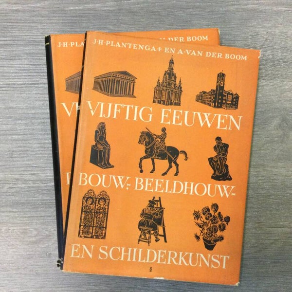 Vijftig eeuwen bouw-, beeldhouw- en schilderkunst - Plantenga en Van der Boom - 1949