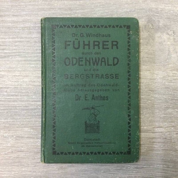 Fürher durch Odenwald und die Bergstrasse - Dr. G. Windhaus - 1914