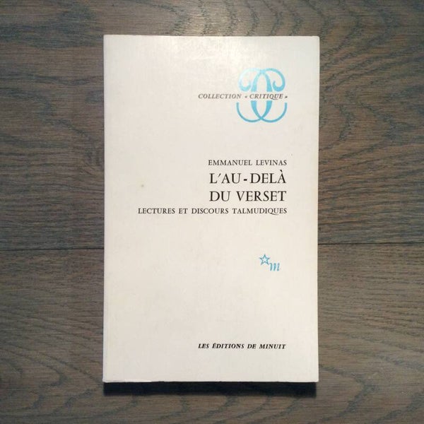 L'Au-delà du Verset - Emmanuel Levinas - 1986 - Franstalig!