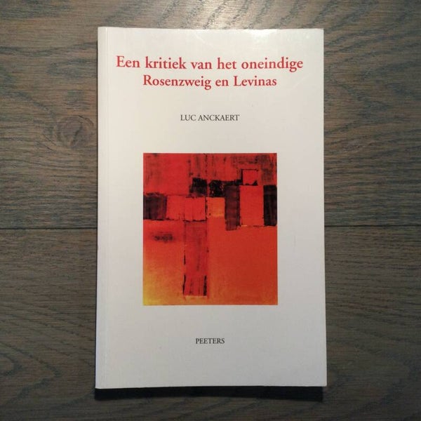 Een kritiek van het oneindige - Luc Anckaert - 1999