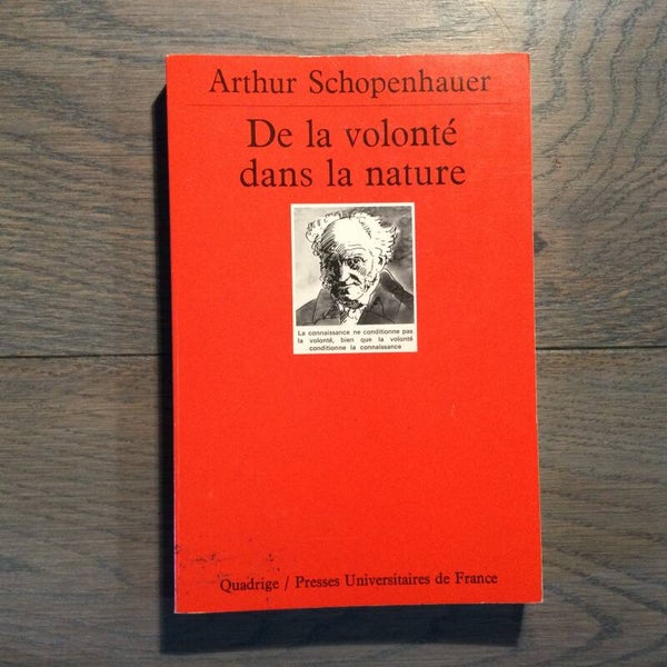 De la volonté dans la nature - Arthur Schopenhauer - 1986