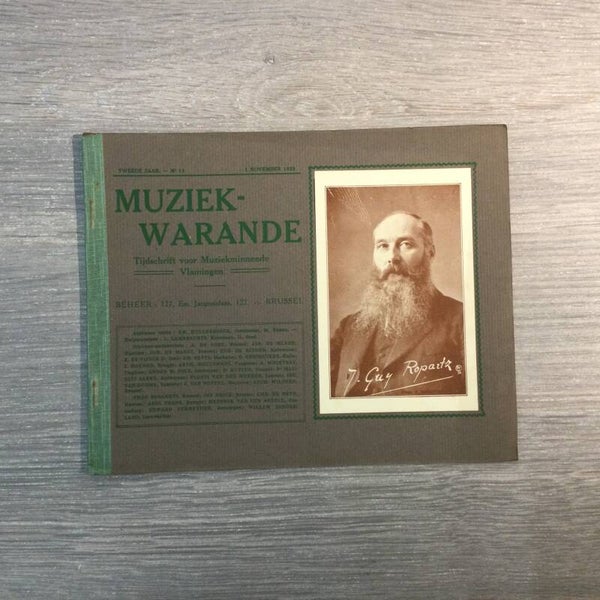 Muziekwarande - J. Guy Ropartz - 1923