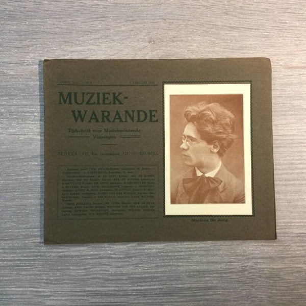 Muziekwarande - Marinus De Jong - 1924