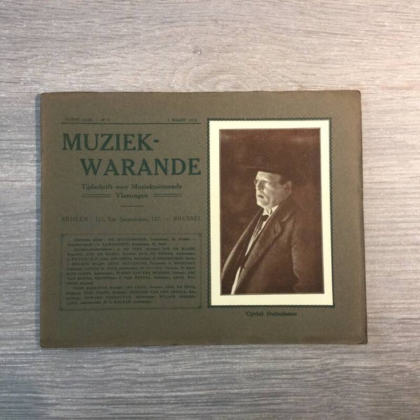Muziekwarande - Cyriel Dubuisson - 1926