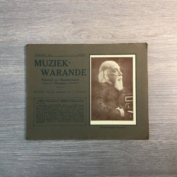 Muziekwarande - Frans-August Gevaert - 1927