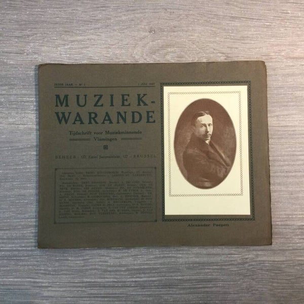 Muziekwarande - Alexender Paepen - 1927
