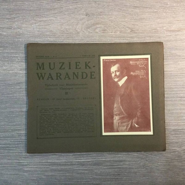 Muziekwarande - Franz Lehar - 1928