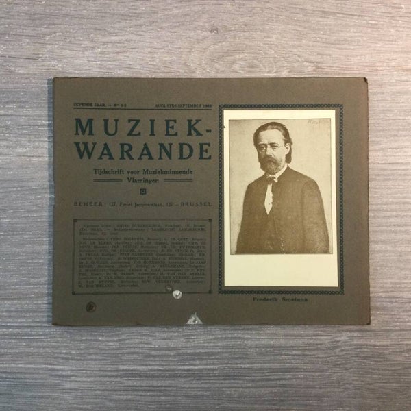 Muziekwarande - Frederik Smetana - 1928