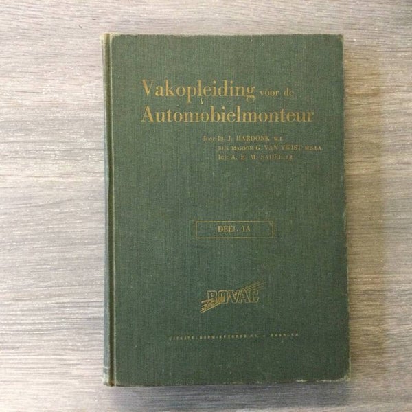 Vakopleiding voor de automobielmonteur - Ir. J. Hardonk - 1949