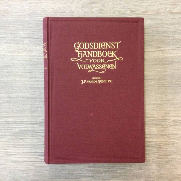 Godsdiensthandboek voor volwassenen - J.F. Van De Gent - 1958