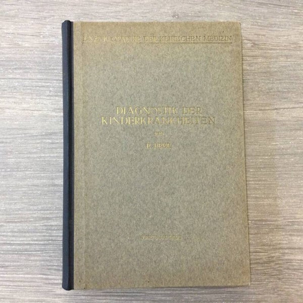 Diagnostik der kinderkrankenheiten - E. Peer - 1931