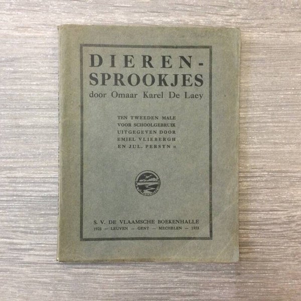 Dierensprookjes - Omaar Karel De laey - 1923