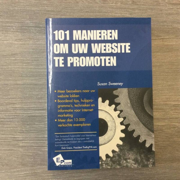 101 manieren om uw website te promoten - Susan Sweeney - 2000