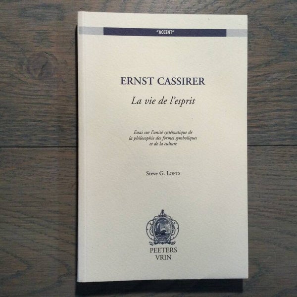 La vie de l'esprit - Ernst Cassirer - 1997