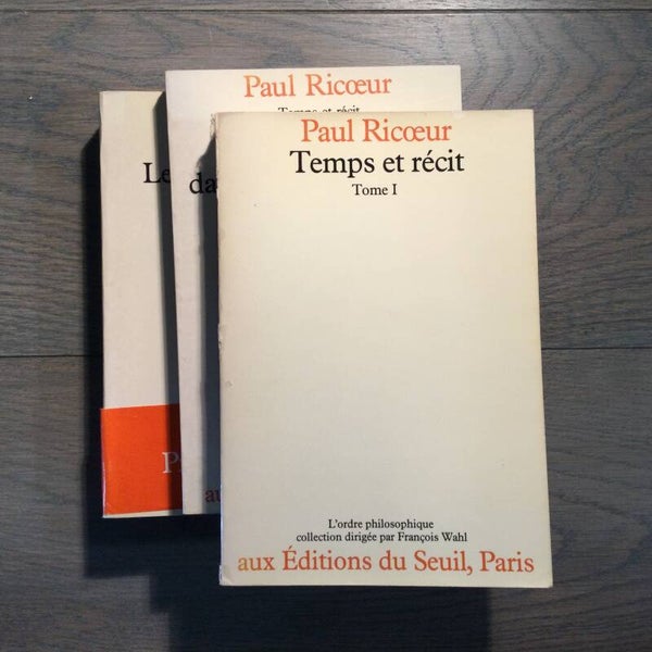 Temps et récit - Paul Ricoeur - 1983-1984-1985