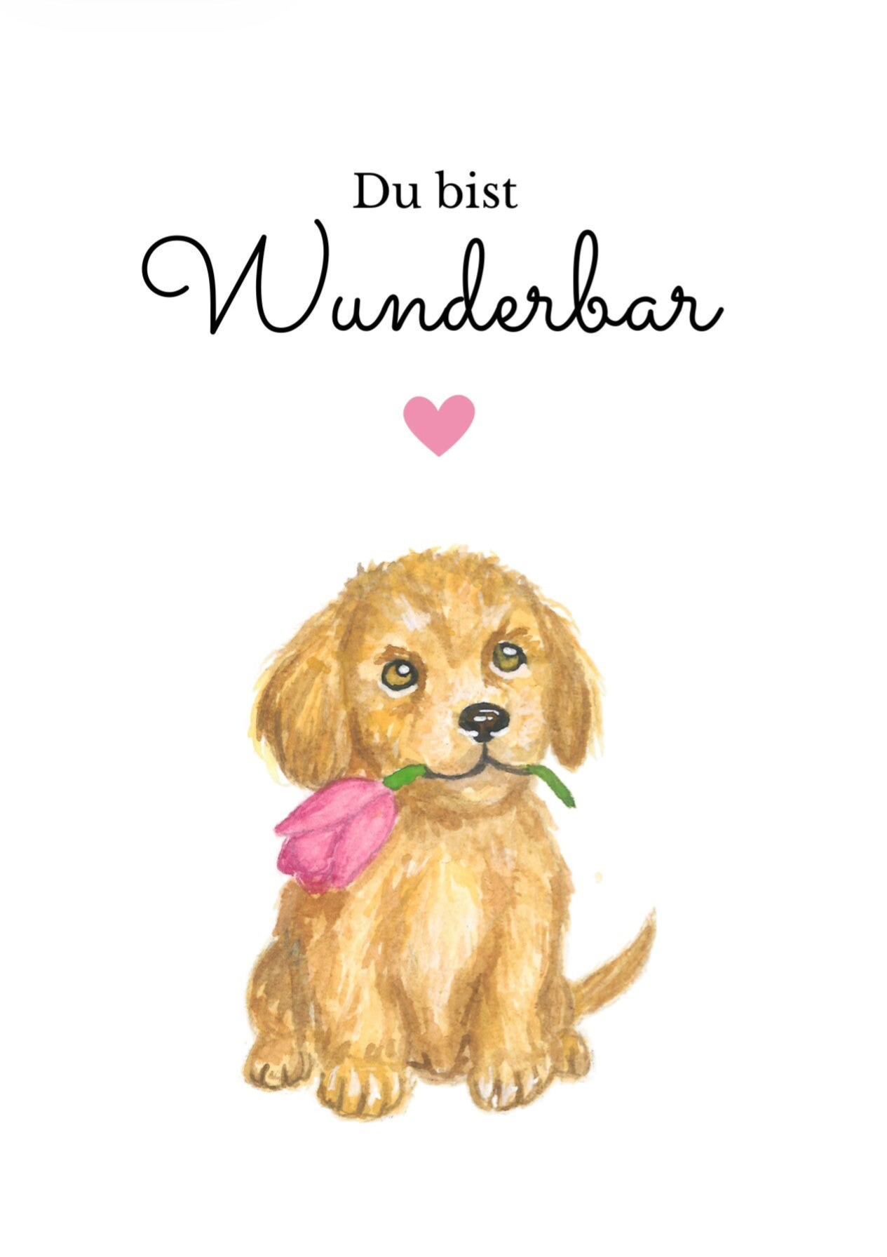 Treuer Begleiter | Wertschätzungskarte