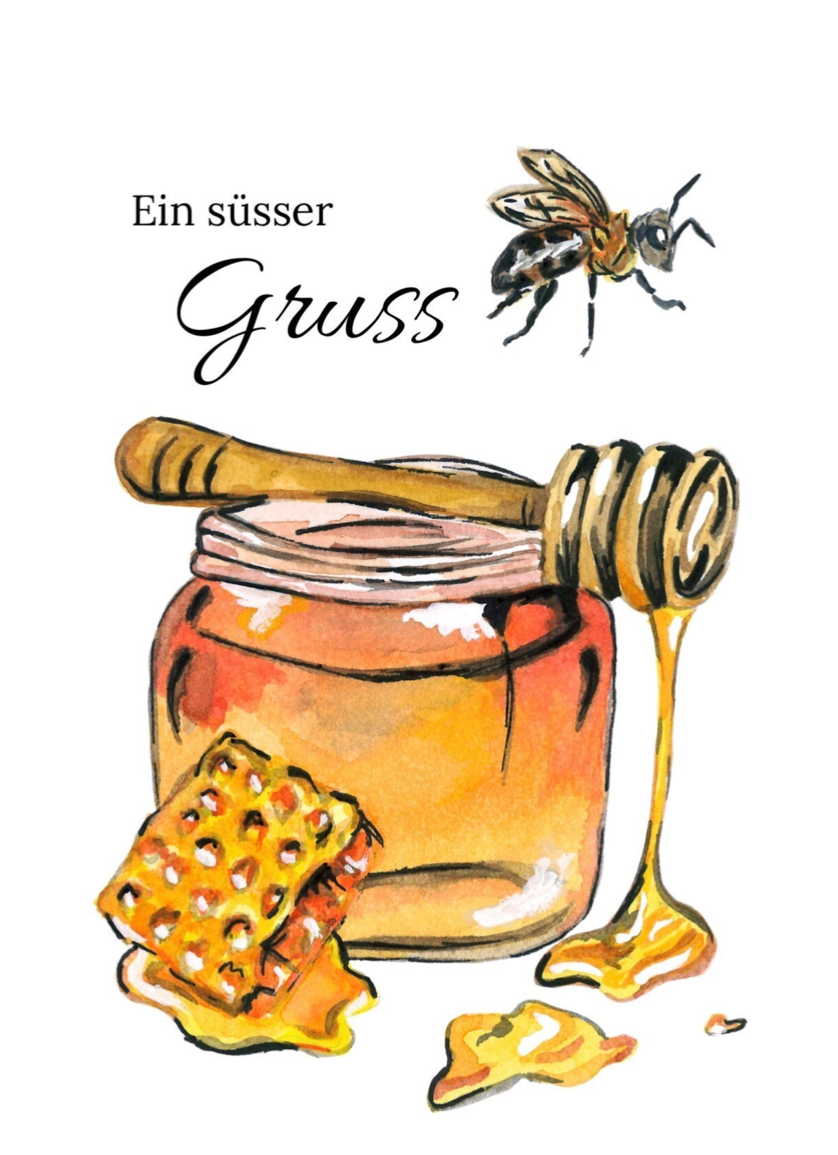 Honigapis | Wertschätzungskarte