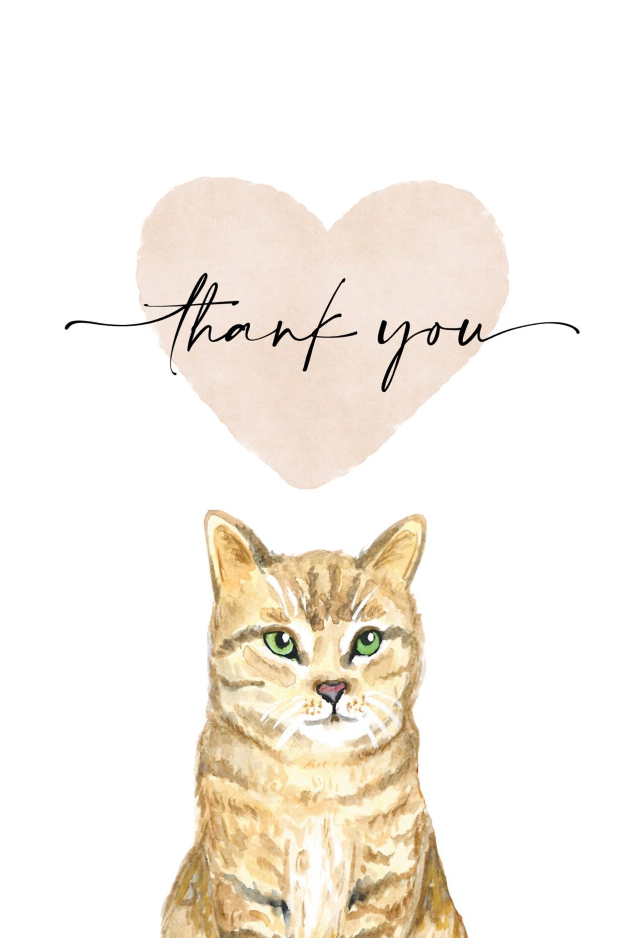 Pfötchenliebe | Dankeskarte