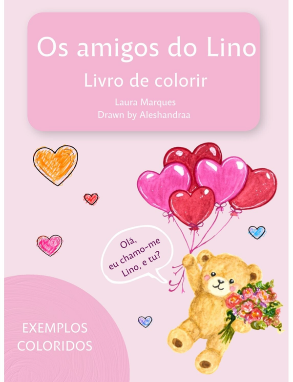 Malbuch | Os amigos do Lino (Portugiesisch)