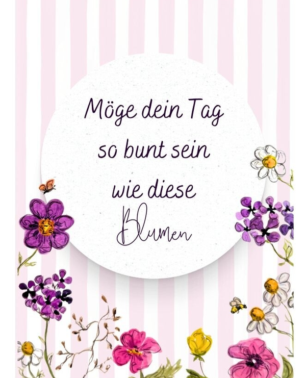 Blumen | Wertschätzungskarte