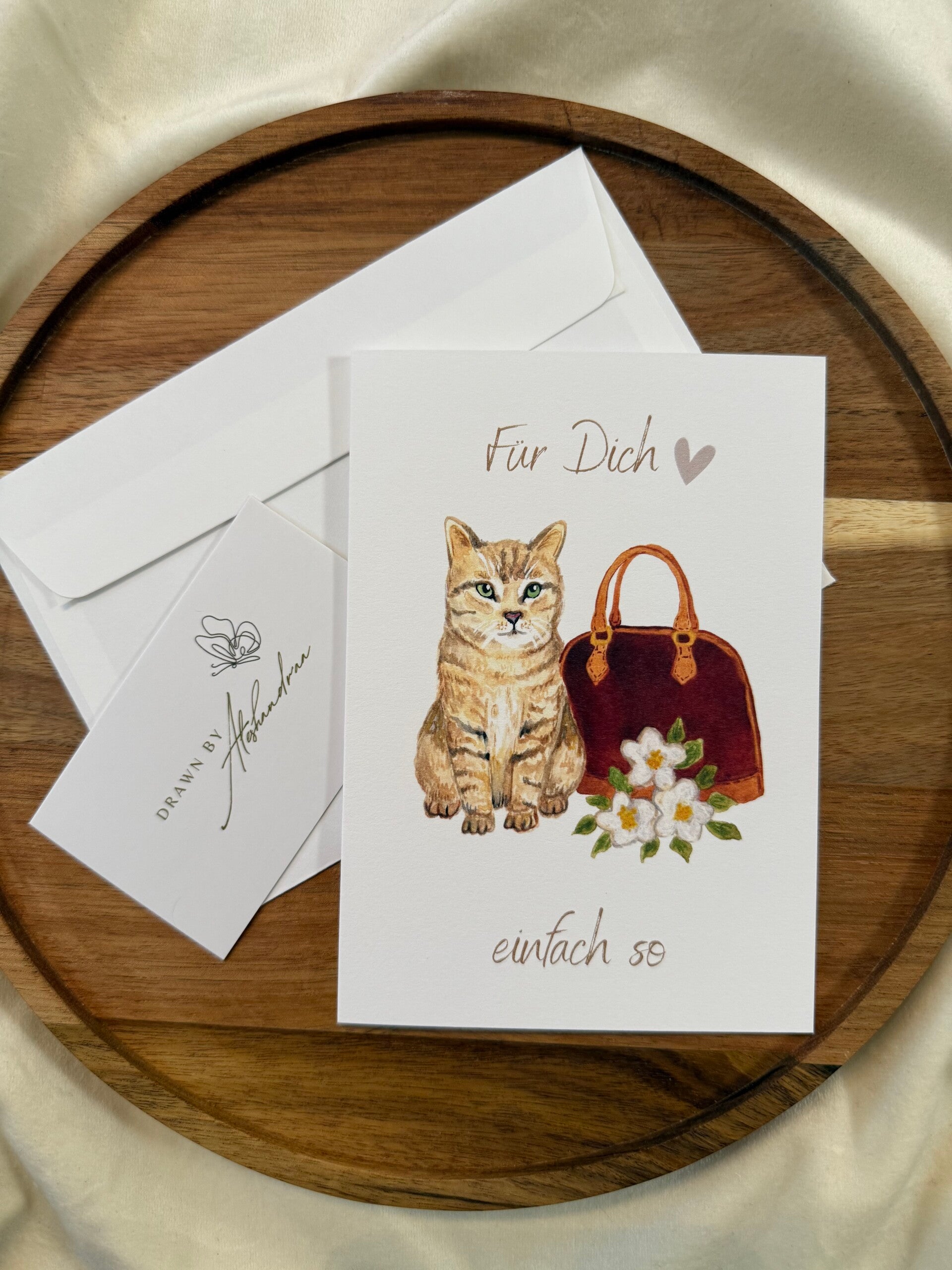 Pfötchenliebe - Wertschätzungskarte (deutsch)