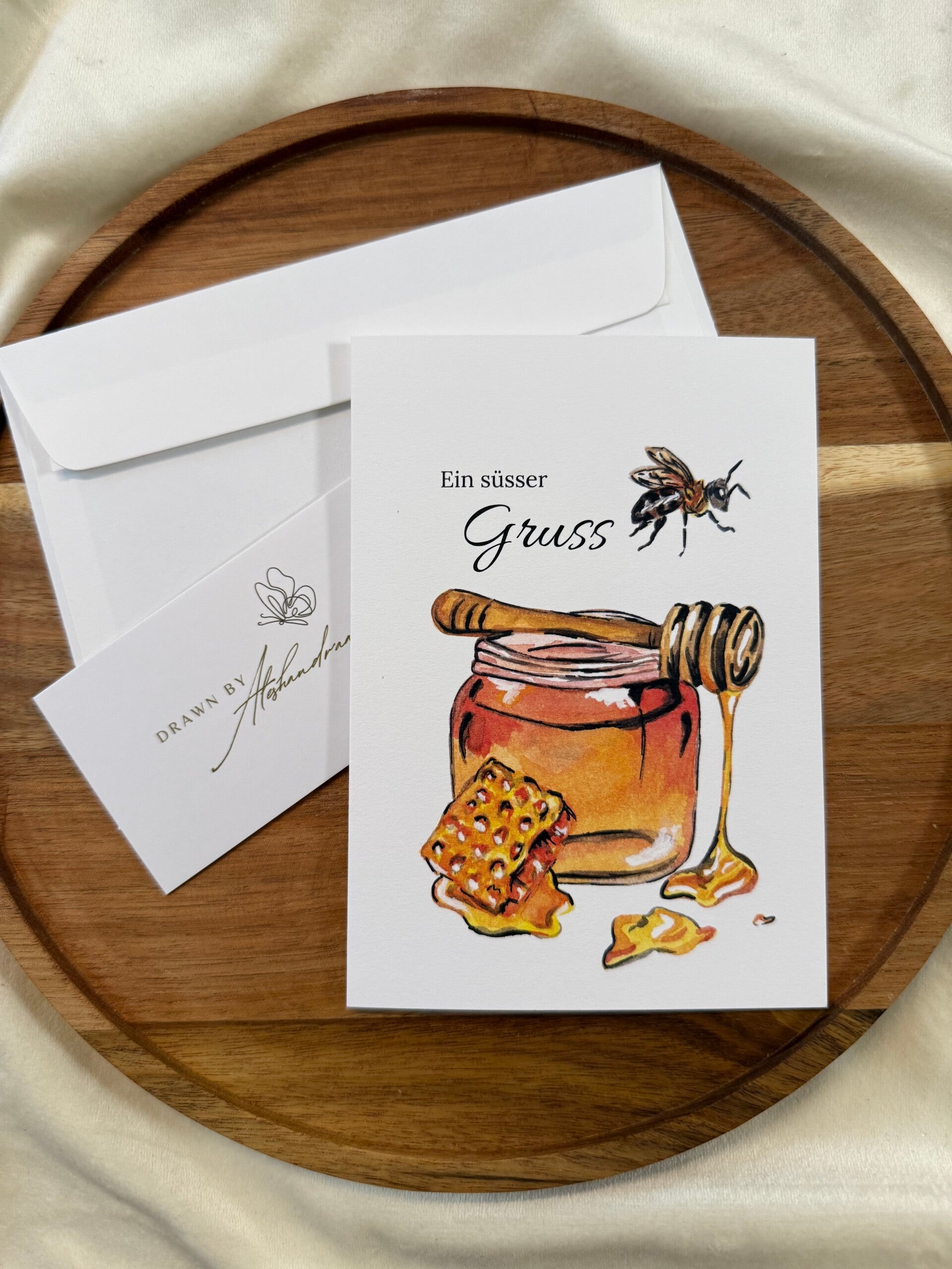 Honigapis - Wertschätzungskarte