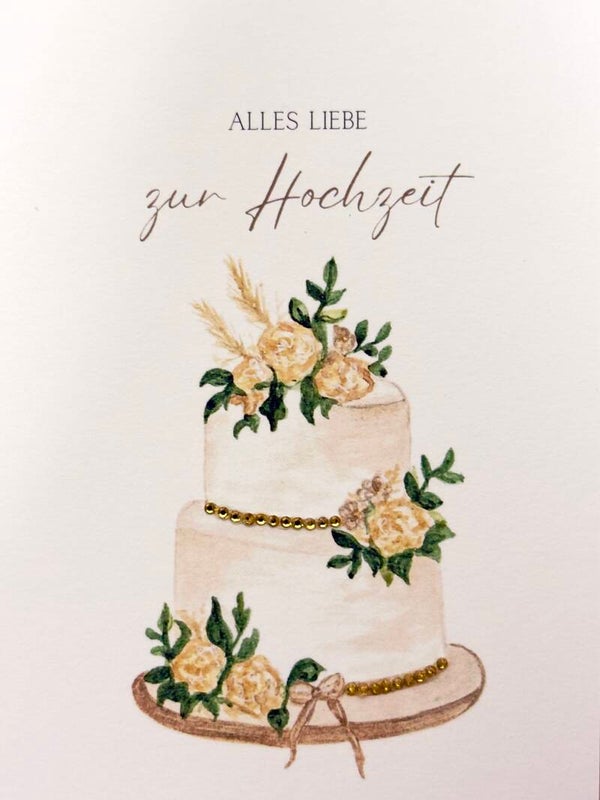 Hochzeitstorte | Premium-Karte