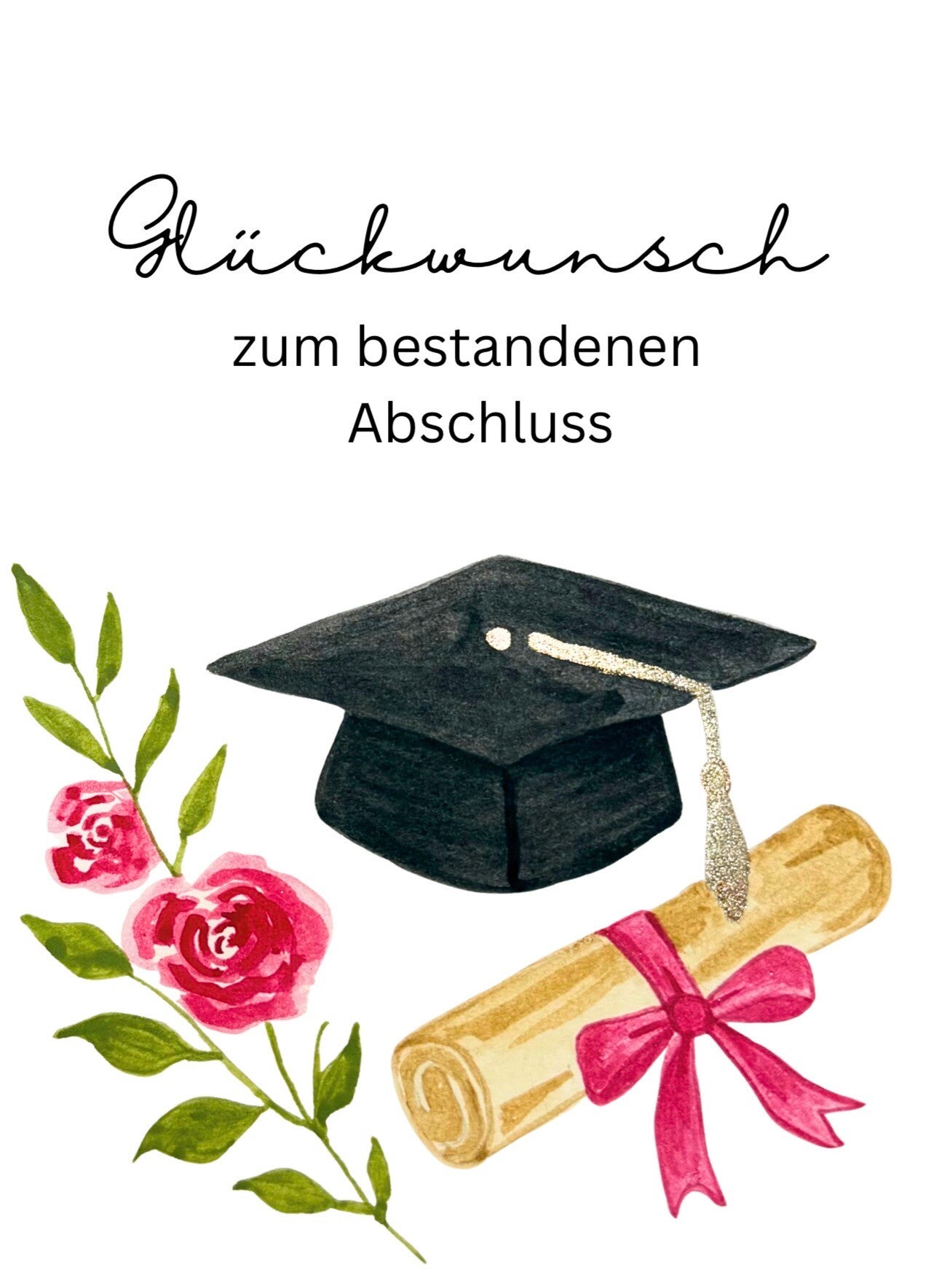Abschluss | Diplomkarte