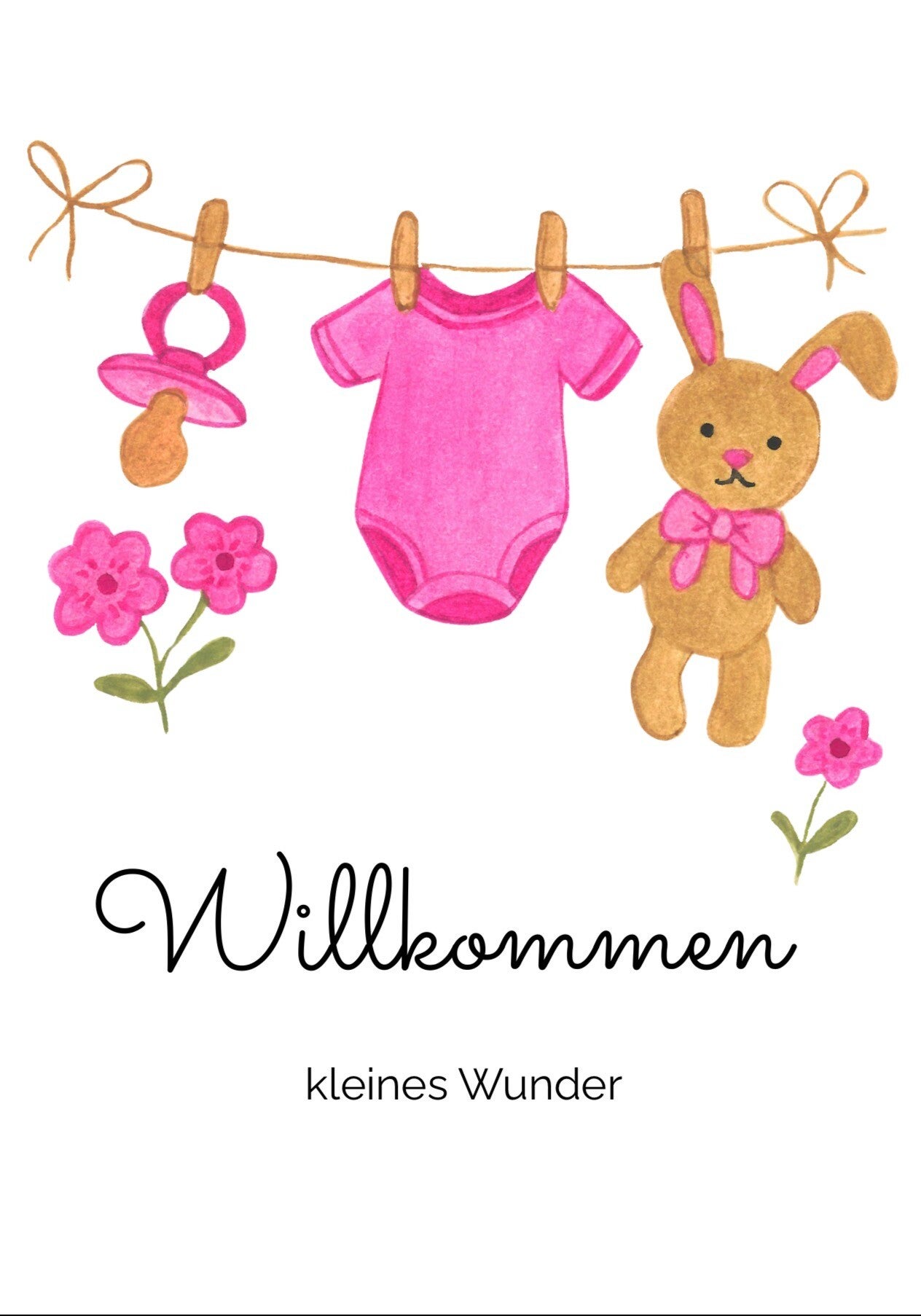 Meitli & Buab | Geburtskarte