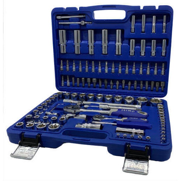 JUEGO DE VASOS IRIMO 109 PZAS 1/4" Y 1/2"