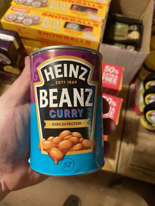 Heinz curried beans