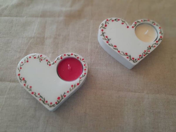 Porte-bougie Coeur