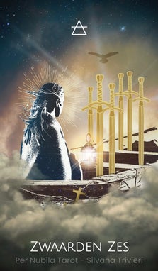 Zwaarden Zes 6 - Per Nubila Tarot