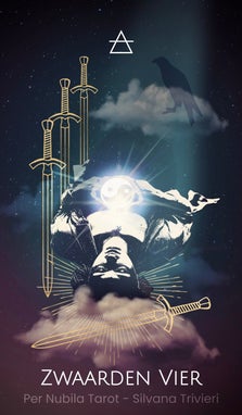 Zwaarden Vier 4 - Per Nubila Tarot