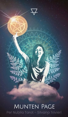 Munten Page - Per Nubila Tarot