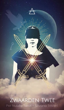 Zwaarden Twee 2 - Per Nubila Tarot